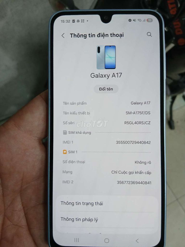 Samsung Galaxy A17 128GB Xanh nhạt. Mua bán Điện thoại tại Quận Gò Vấp Tp Hồ Chí Minh được đăng bởi Hung  hình 1