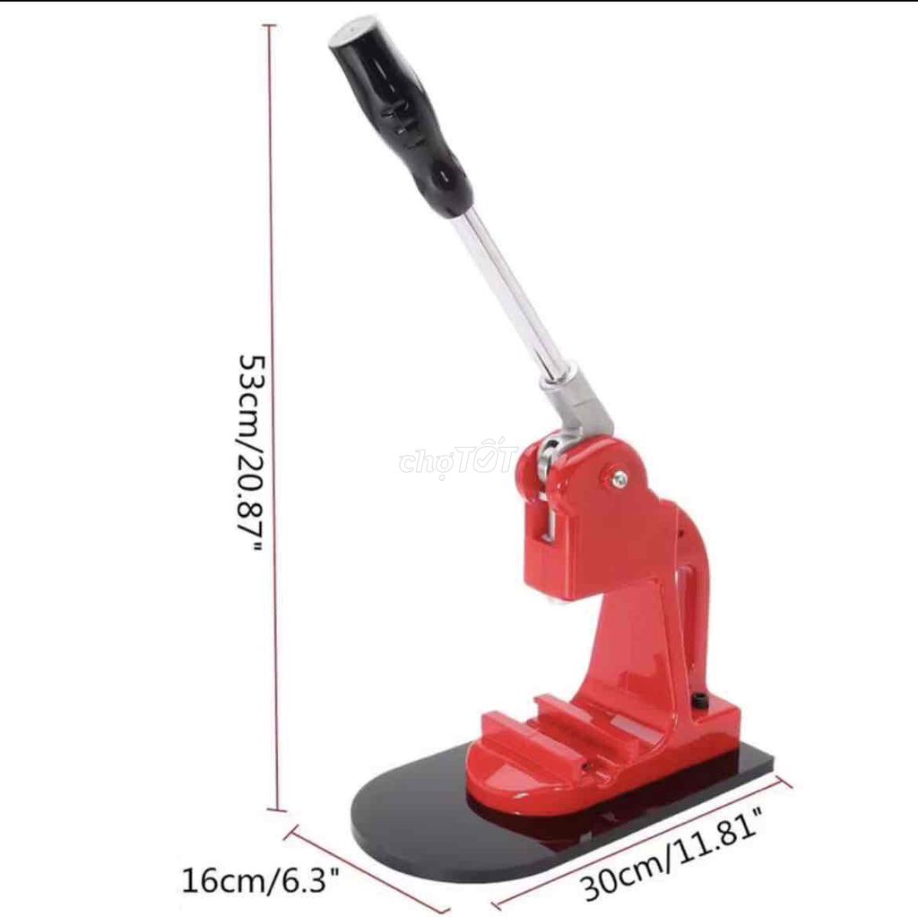 Máy dập huy hiệu Kim loại Đỏ 5.8cm 3.2cm p. Mua bán Đồ chuyên dụng, Giống nuôi trồng tại Quận Hải Châu Đà Nẵng được đăng bởi kim hang tran nguyen hình 1