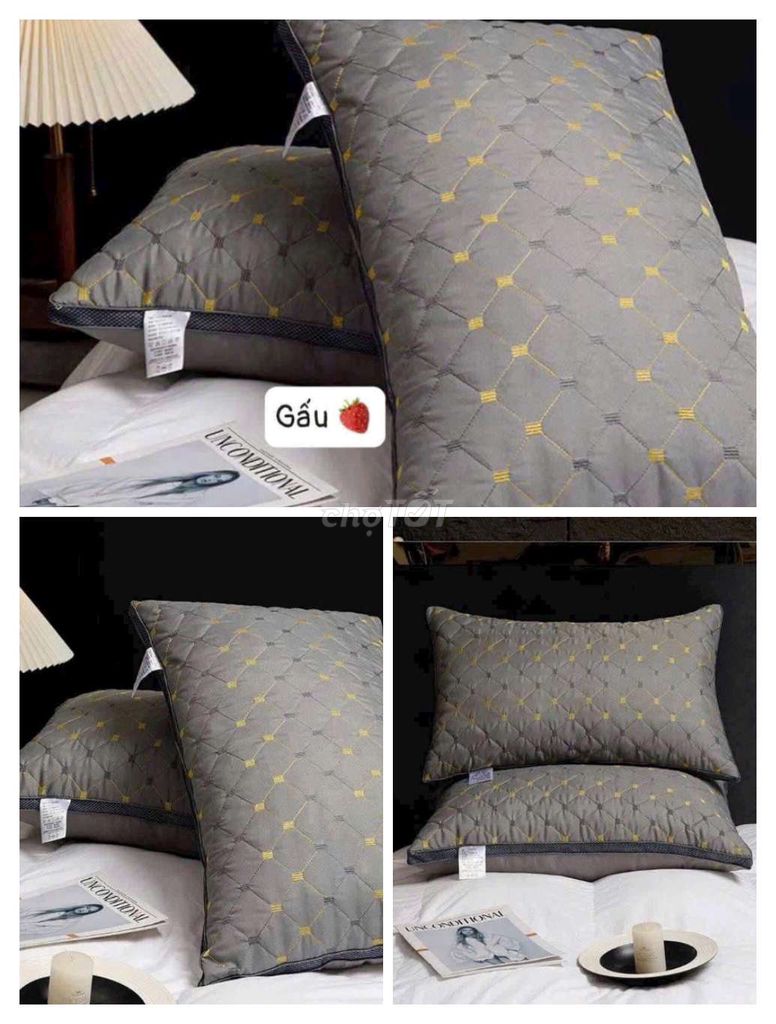 Ruột gối GRAY 48x74cm 230k2cái 430k4cái