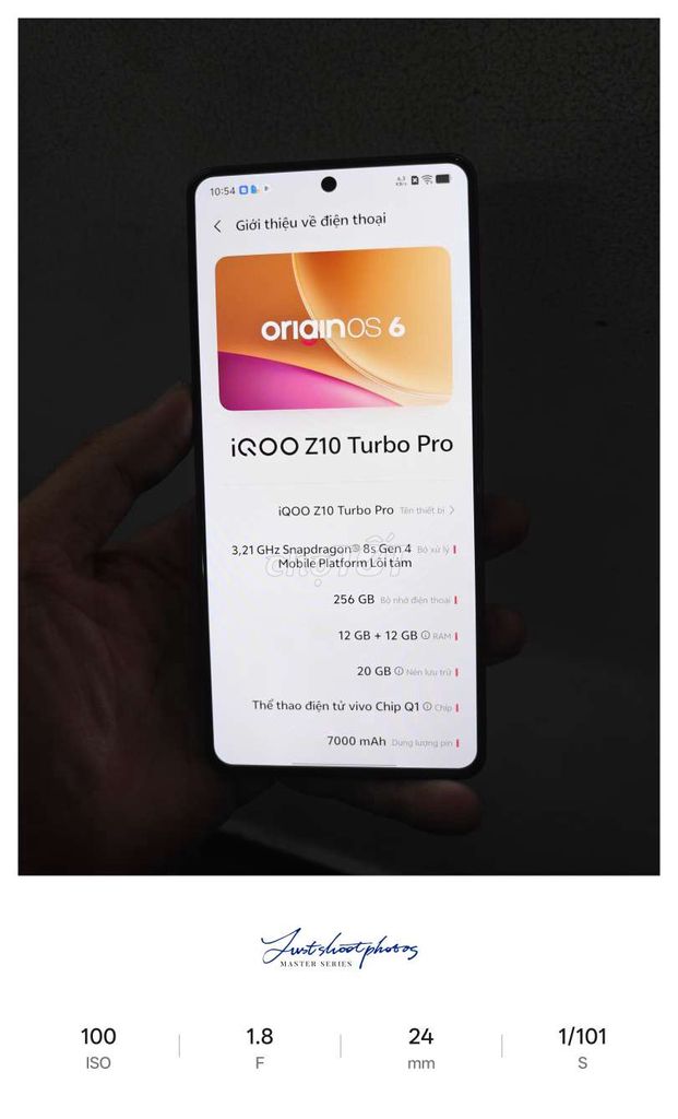 iQOO Z10 Turbo Pro 256GB Đen. Mua bán Điện thoại tại Quận 3 Tp Hồ Chí Minh được đăng bởi Thuân Đỗ hình 1