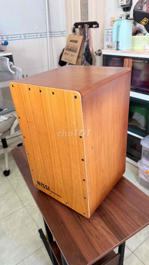 Trống Cajon Nissi Percussion Gỗ Nâu. Mua bán Nhạc cụ tại Quận 11 Tp Hồ Chí Minh được đăng bởi Tên chưa cung cấp hình 1