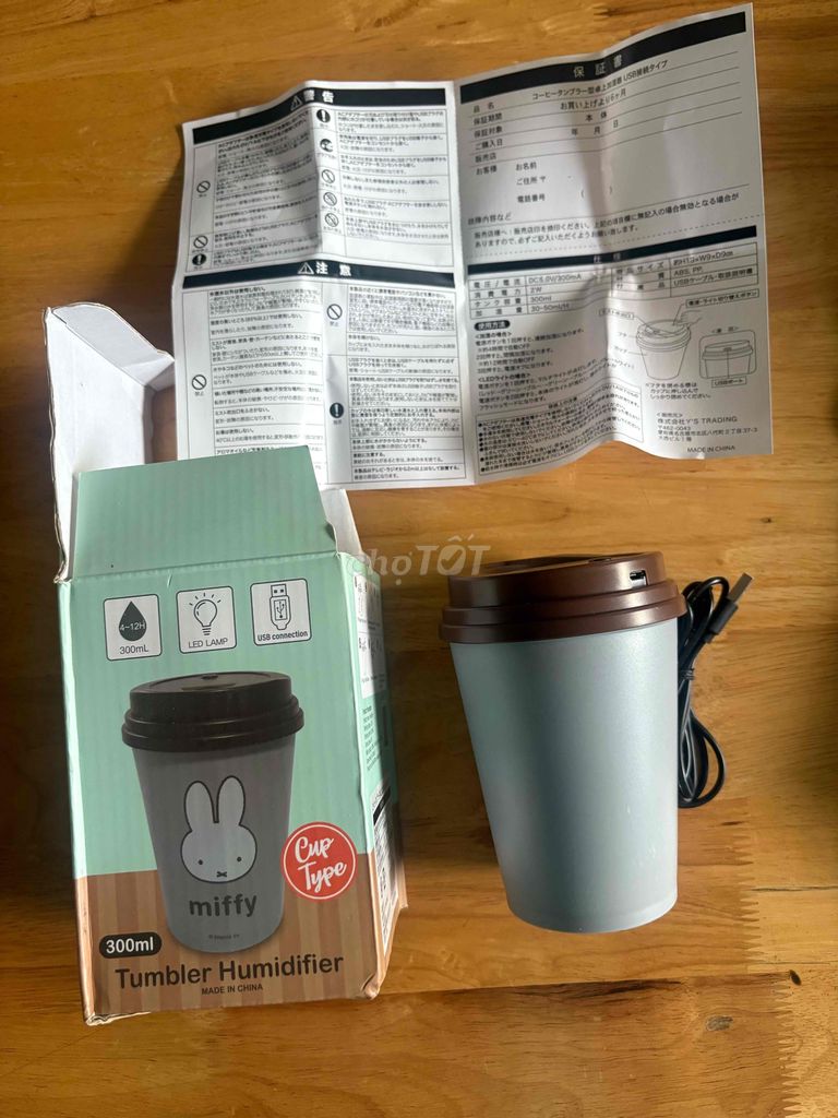 Máy bù ẩm Miffy 300ml Nhật Bản Đèn LED. Mua bán Nội thất, đồ gia dụng khác tại Quận Bình Thuỷ Cần Thơ được đăng bởi Khôi Nguyên hình 1