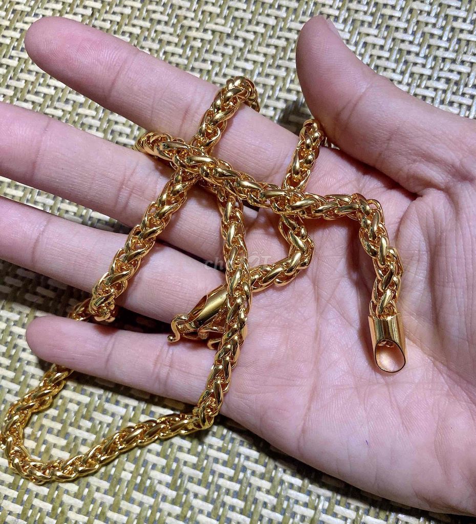 Dây chuyền nam vàng 60cm Mới. Mua bán Phụ kiện thời trang khác tại Quận Gò Vấp Tp Hồ Chí Minh được đăng bởi An  Nhiên hình 1