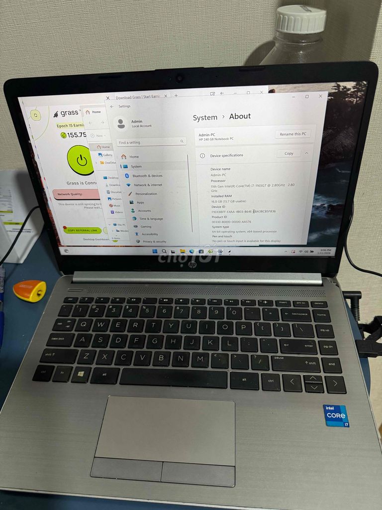 HP 240 G8 i7-1165G7 16GB/512GB. Mua bán Laptop tại Quận Phú Nhuận Tp Hồ Chí Minh được đăng bởi Long hình 1
