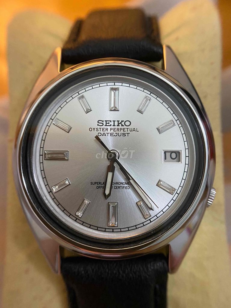 Đồng hồ Seiko Nam Dây da Bạc 37 cũ. Mua bán Đồng hồ tại Quận 12 Tp Hồ Chí Minh được đăng bởi Huỳnh Cao Nhân hình 1
