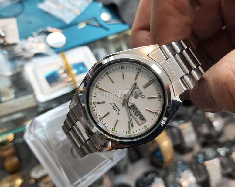 Đồng hồ seiko máy pin nhật size 36mm