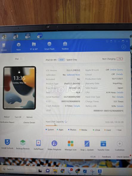 Apple iPad Air 4 64GB Xám. Mua bán Máy tính bảng tại Quận Ba Đình Hà Nội được đăng bởi Hội Đồ Điện Tử hình 1