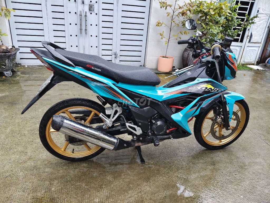 Honda Sonic Xanh dương Đen. Mua bán Xe máy tại Thành phố Thủ Đức Tp Hồ Chí Minh được đăng bởi huy hoàng  hình 5