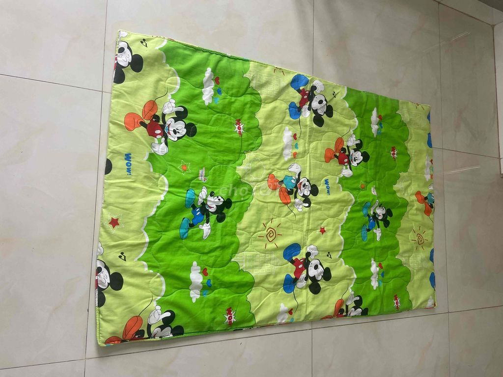 Chăn trẻ em Disney Vải Xanh lá, Xanh ngọc. Mua bán Giường, chăn ga gối nệm tại Quận Tân Bình Tp Hồ Chí Minh được đăng bởi Ngoc Lan  hình 1