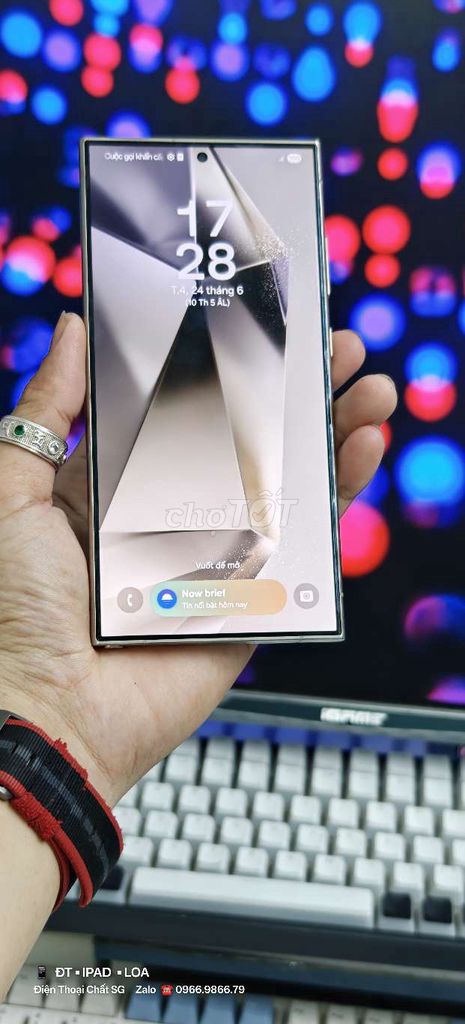 Samsung S24 Ultra 256GB Bạc 2 Sim. Mua bán Điện thoại tại Quận Tân Bình Tp Hồ Chí Minh được đăng bởi Hùng hình 1