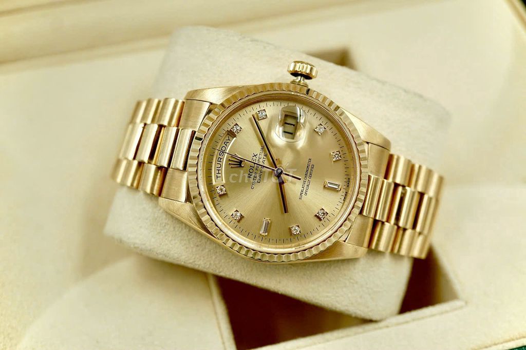 Đồng hồ Rolex 5 số full đúc 18k như mới