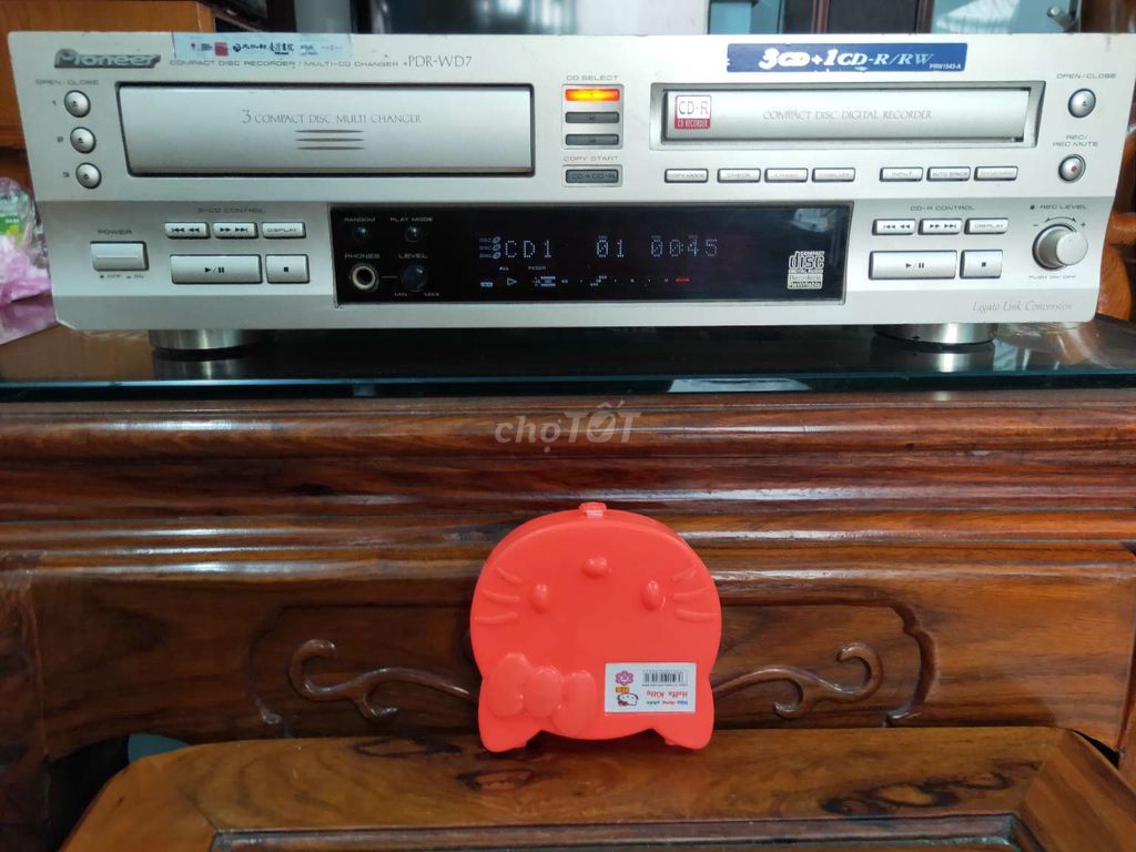 CD PIONEER GIẢI MÃ 24 BÍT O CẦN ĐĨA MỒI CD ĐỌC TỐT