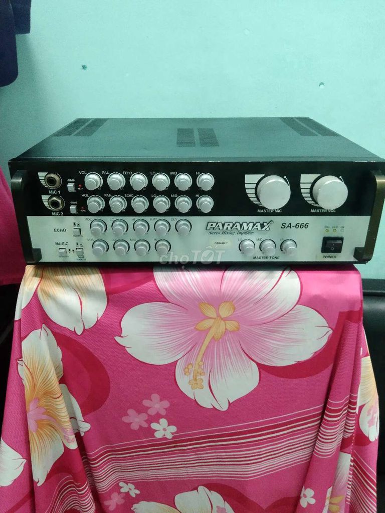 Amply karaoke Paramax SA-666 Đen. Mua bán Tivi, Âm thanh tại Huyện Bình Chánh Tp Hồ Chí Minh được đăng bởi TẤN PHÁT  hình 1