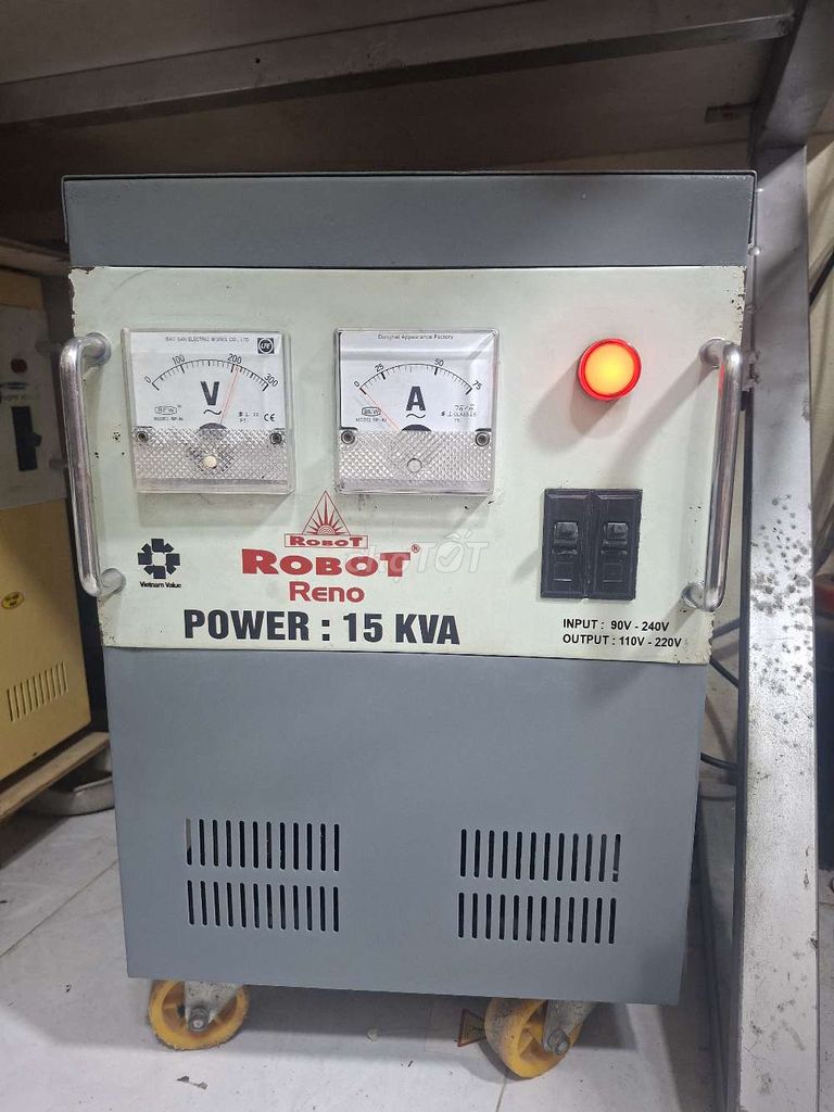 Ổn áp ROBOT 15 KVA Dây đồng 100% máy hoạt động tốt. Mua bán Nội thất, đồ gia dụng khác tại Huyện Bến Lức Long An được đăng bởi Tình Tuân Group hình 1