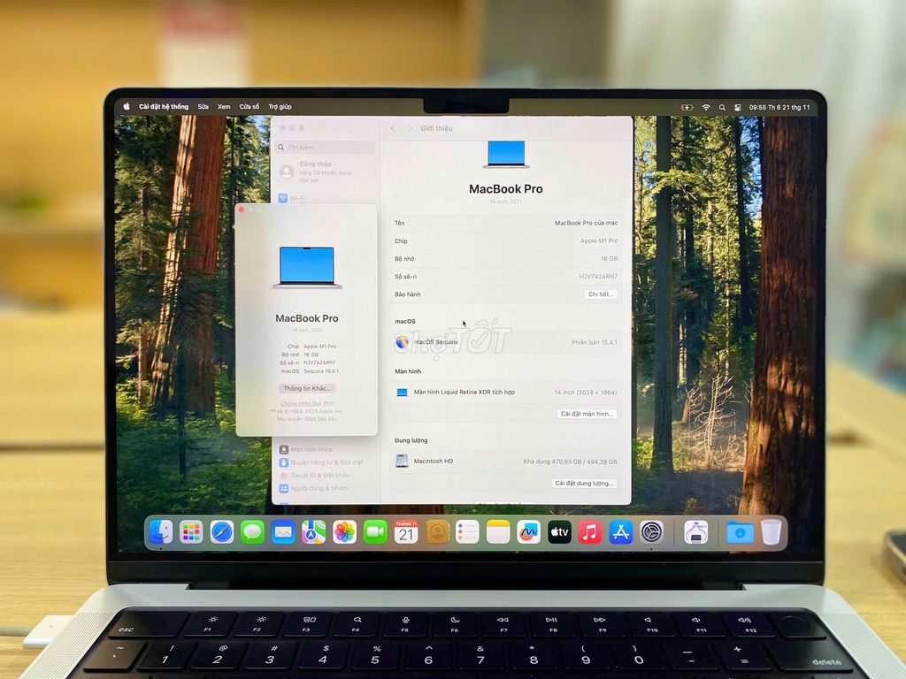 060極美品！Mac ProM1pro14インチ512GB 16GBシルバー Macbook Pro 14
