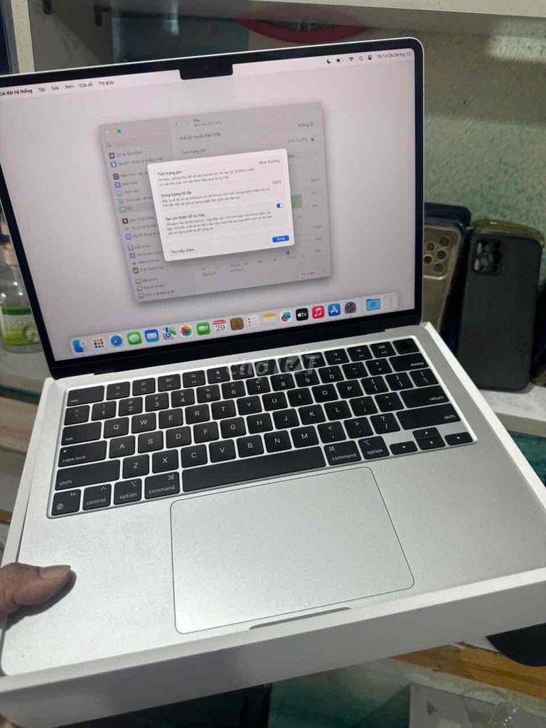 MacBook Air M2 2022 Ram 8/256GB SA Sạc 8l Bh 7/25