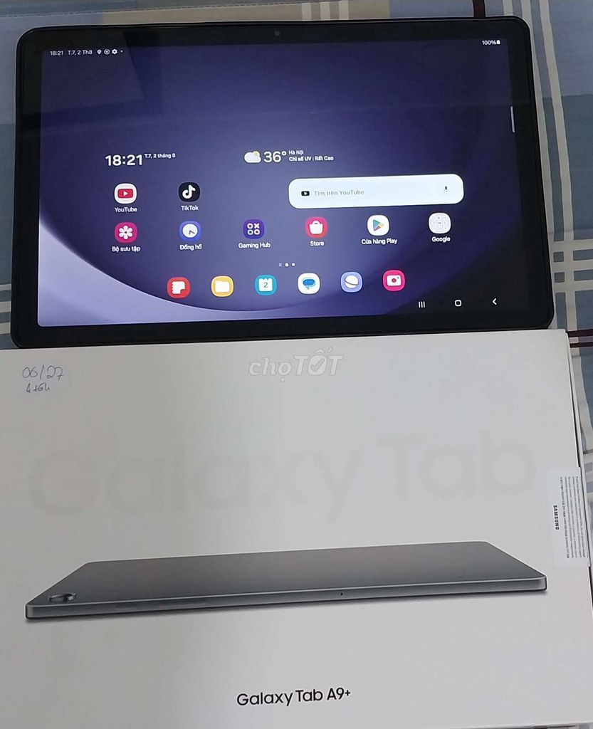 Samsung Galaxy Tab A9+ Đen. Mua bán Máy tính bảng tại Quận Cầu Giấy Hà Nội được đăng bởi Quyen hình 1