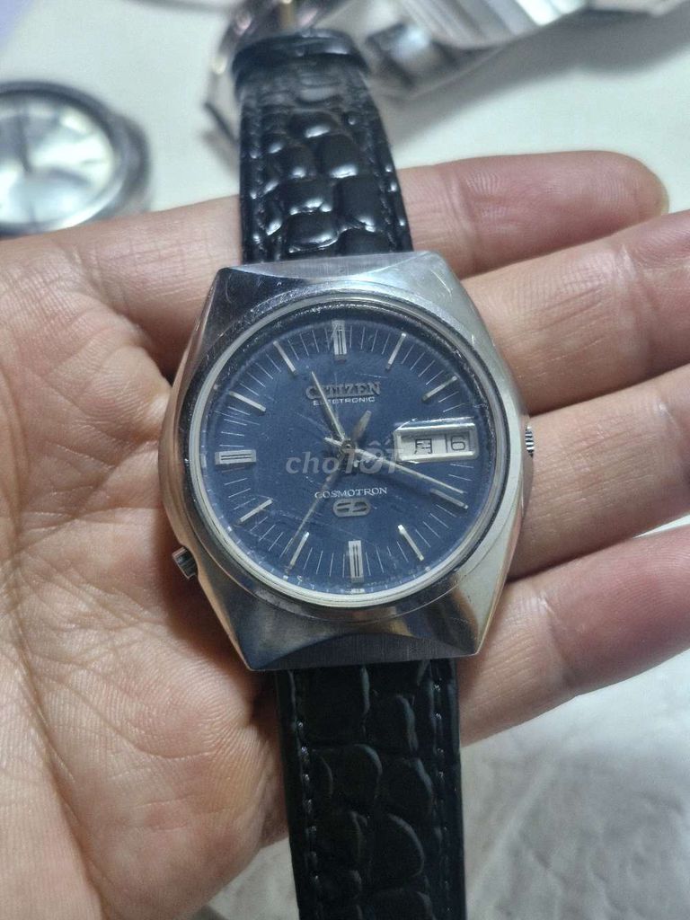 Đồng hồ Citizen Cosmotron Nam Bạc. Mua bán Đồng hồ tại Huyện Quỳnh Lưu Nghệ An được đăng bởi Hoàng Chiến hình 1