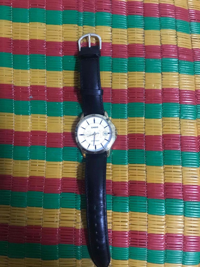 Đồng hồ Casio dây da Đen. Mua bán Đồng hồ tại Quận Hải Châu Đà Nẵng được đăng bởi Lê Cường hình 1
