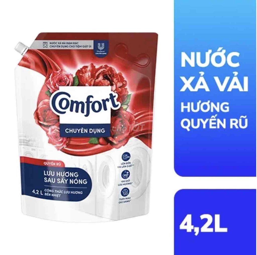 Nước xả vải Comfort 4.2L hương Quyến rũ. Mua bán Thiết bị vệ sinh, nhà tắm tại Huyện Hóc Môn Tp Hồ Chí Minh được đăng bởi Npp Unilever cuchi hocmon q12 hình 1