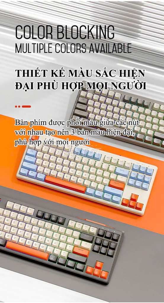Bàn phím không dây M87 FreeWoLF. Mua bán Phụ kiện (Màn hình, Chuột...) tại Quận 4 Tp Hồ Chí Minh được đăng bởi Yến Linh Phạm hình 4