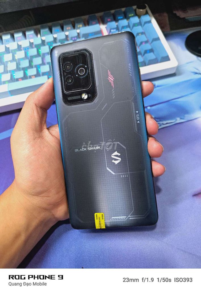 Black Shark 5Pro bản 8-256 imei (88756). Mua bán Điện thoại tại Quận Hà Đông Hà Nội được đăng bởi Đạo Nguyễn hình 1
