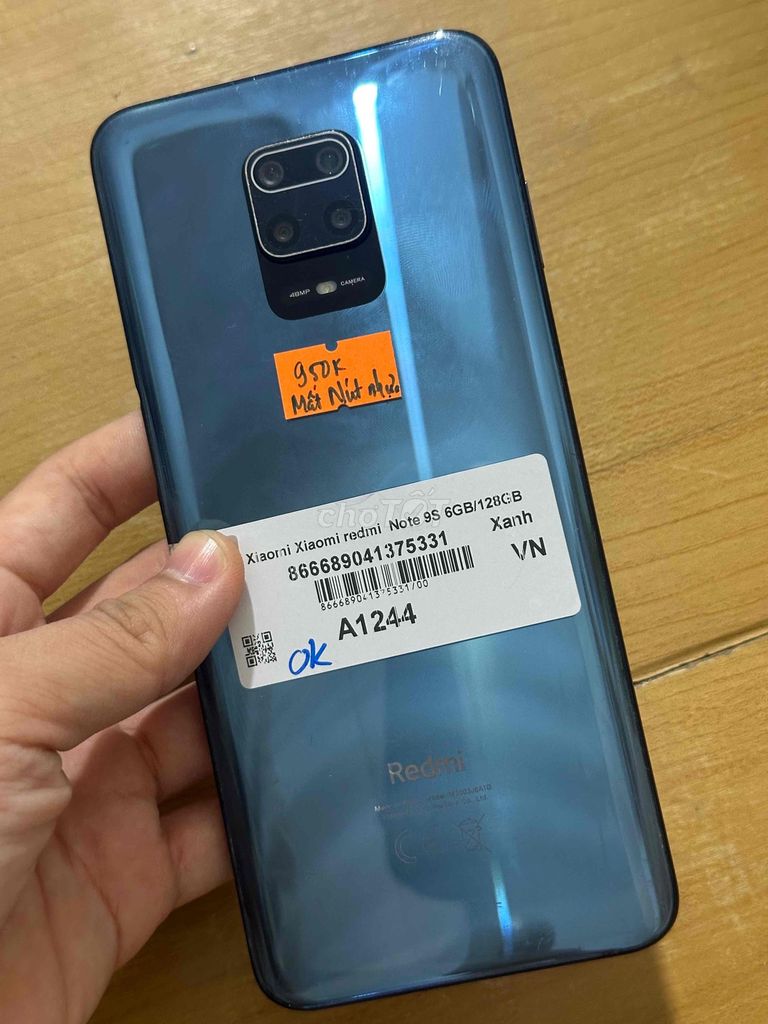 Redmi Note 9S 6/128GB Xanh. Mua bán Điện thoại tại Thành phố Thủ Đức Tp Hồ Chí Minh được đăng bởi Hiếu hình 1