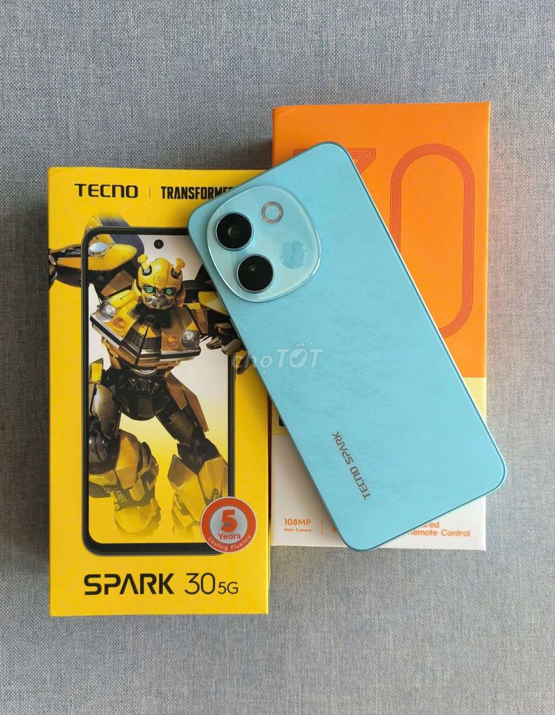 Tecno Spark 30 5G Fullbox 6+6/128GB Xanh còn BH gl. Mua bán Điện thoại tại Quận Tân Phú Tp Hồ Chí Minh được đăng bởi Trong Minh hình 1