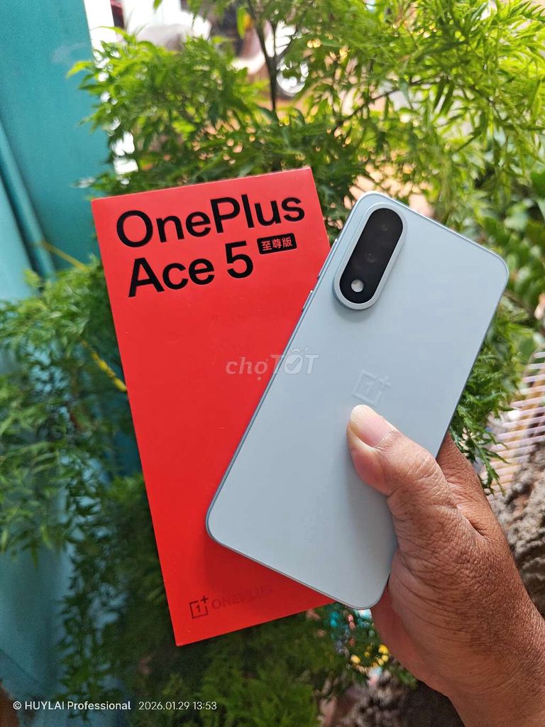OnePlus Ace 5 Ultra 256GB Xanh dương full box. Mua bán Điện thoại tại Thành phố Vũng Tàu Bà Rịa - Vũng Tàu được đăng bởi  HUY LAI hình 1