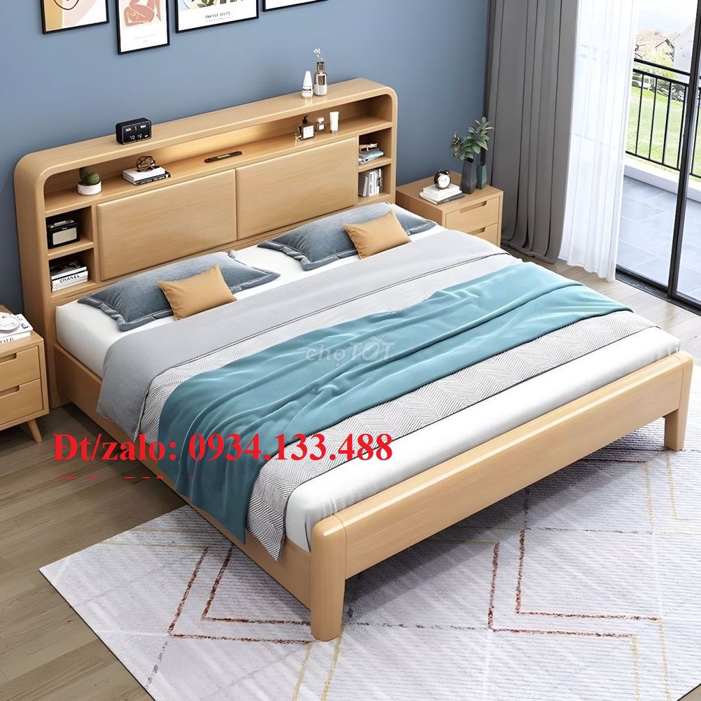 Giường gỗ hiện đại - nội thất phòng ngủ giá tốt. Mua bán Giường, chăn ga gối nệm tại Thành phố Thủ Đức Tp Hồ Chí Minh được đăng bởi Cẩm Vân Nội Thất Cổ Điển hình 1