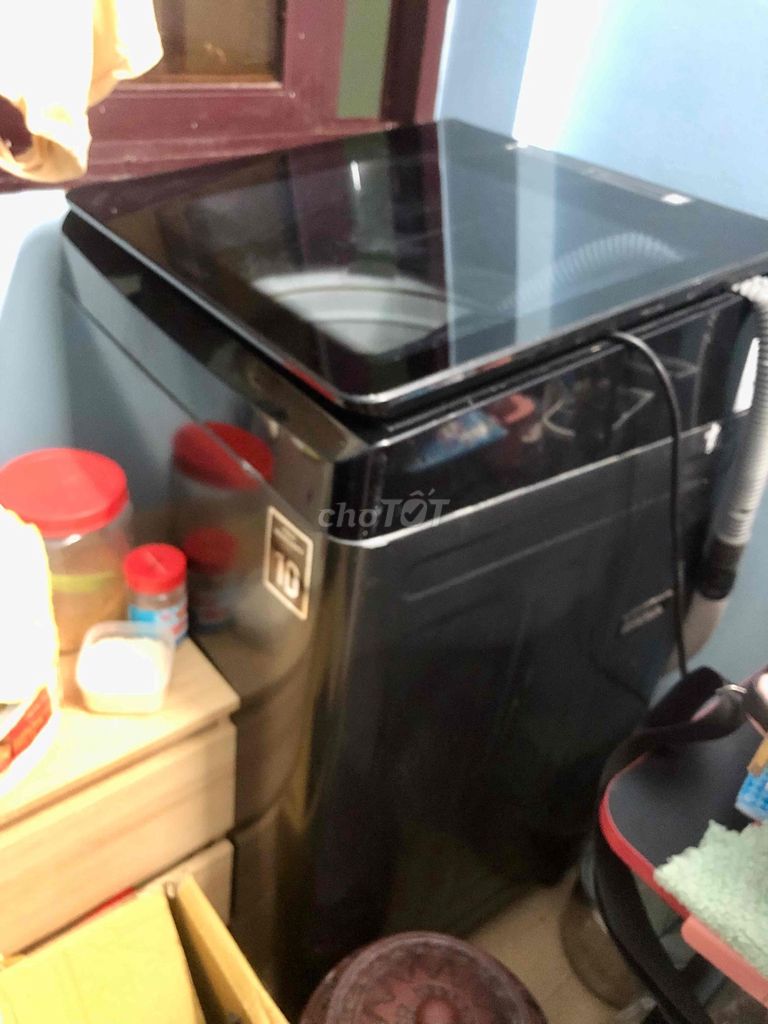 Máy giặt AQua 10 cửa trên Đen thanh lý còn mới. Mua bán Máy giặt tại Quận 10 Tp Hồ Chí Minh được đăng bởi Chị Hương hình 1