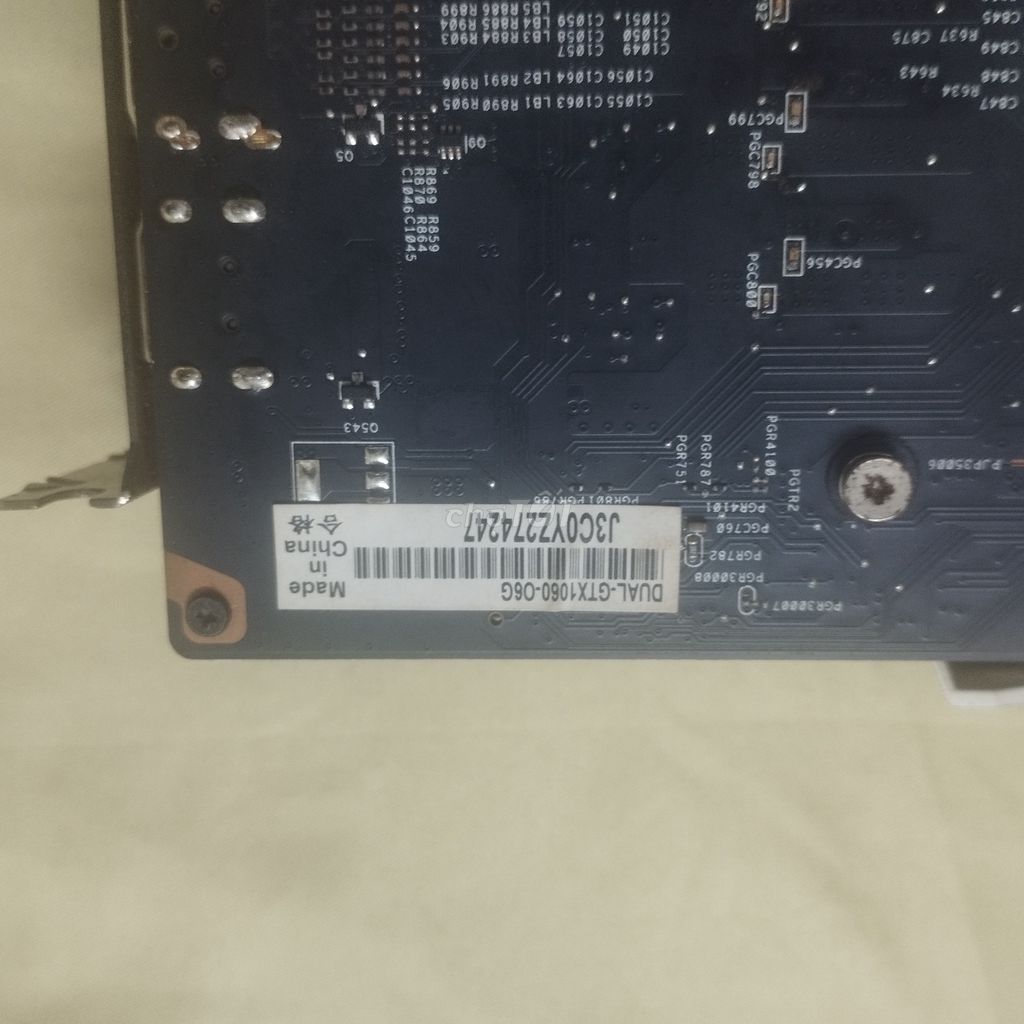 Card đồ họa ASUS GTX 1060 6GB Đã sử dụng. Mua bán Linh kiện (RAM, Card...) tại Quận Hai Bà Trưng Hà Nội được đăng bởi Nguyễn Trung Thành  hình 1