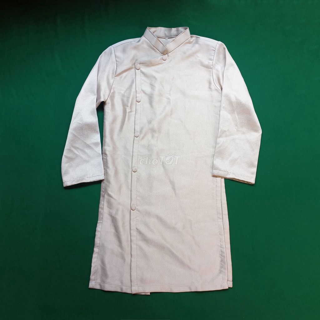 Áo dài nam vải trơn màu kem size XL, L, M . Mua bán Quần áo tại Thành phố Long Khánh Đồng Nai được đăng bởi Shop Đồ thanh lý hình 1