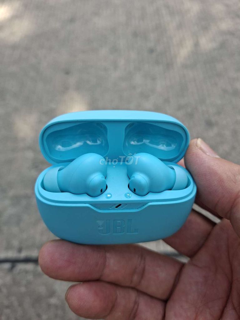 Tai nghe JBL Bluetooth Xanh lam. Mua bán Tivi, Âm thanh tại Quận Sơn Trà Đà Nẵng được đăng bởi bonbon2302 hình 1