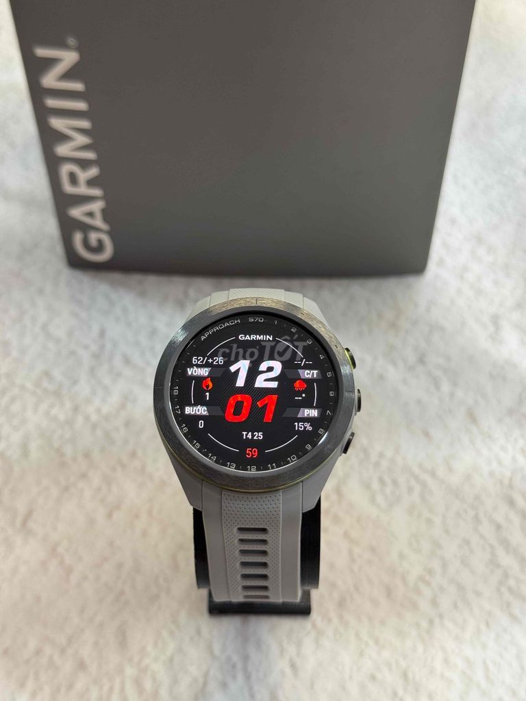 Garmin Approach S70 42mm Xám. Mua bán Thiết bị đeo thông minh tại Quận Hai Bà Trưng Hà Nội được đăng bởi Quỳnh Như hình 1