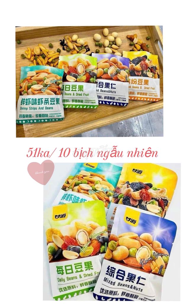 hạt mix sấy giòn