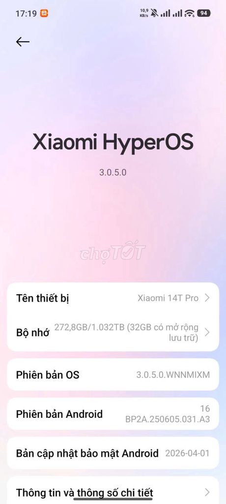 Xiaomi 14T Pro 5G 1TB Đen. Mua bán Điện thoại tại Quận Hoàng Mai Hà Nội được đăng bởi Đỗ Sơn hình 1