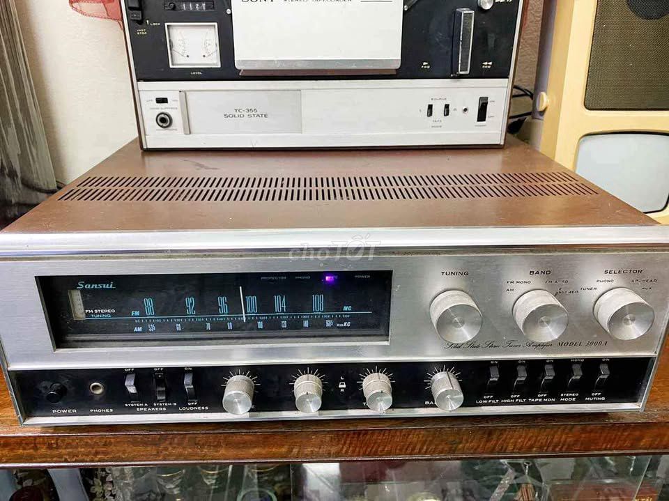 Amply Sansui 3000A Bạc. Mua bán Tivi, Âm thanh tại Quận Long Biên Hà Nội được đăng bởi Uy quốc hình 1