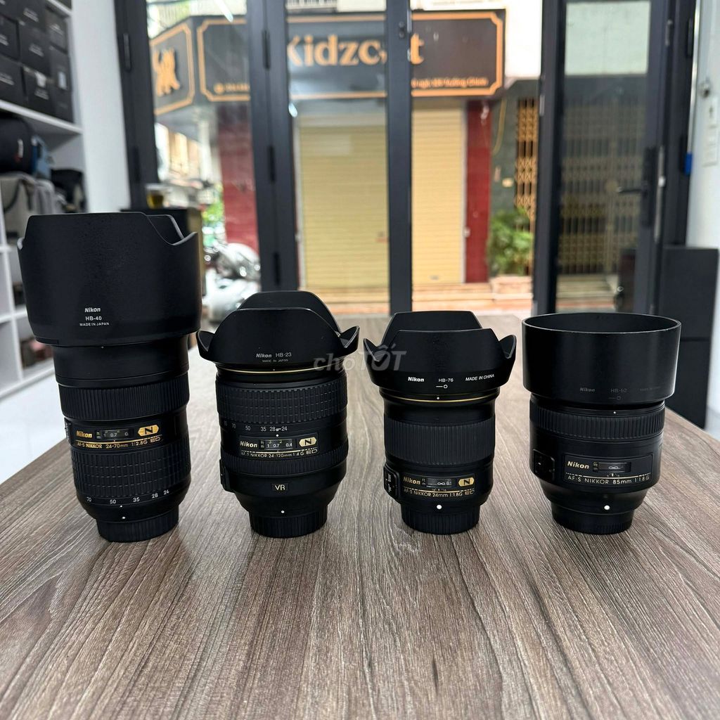 Nikon 24-70 F2.8N & 85 F1.8G & 24 F1.8G & 24-120VR. Mua bán Máy ảnh, Máy quay tại Quận Thanh Xuân Hà Nội được đăng bởi Nguyễn Cường Camera hình 1