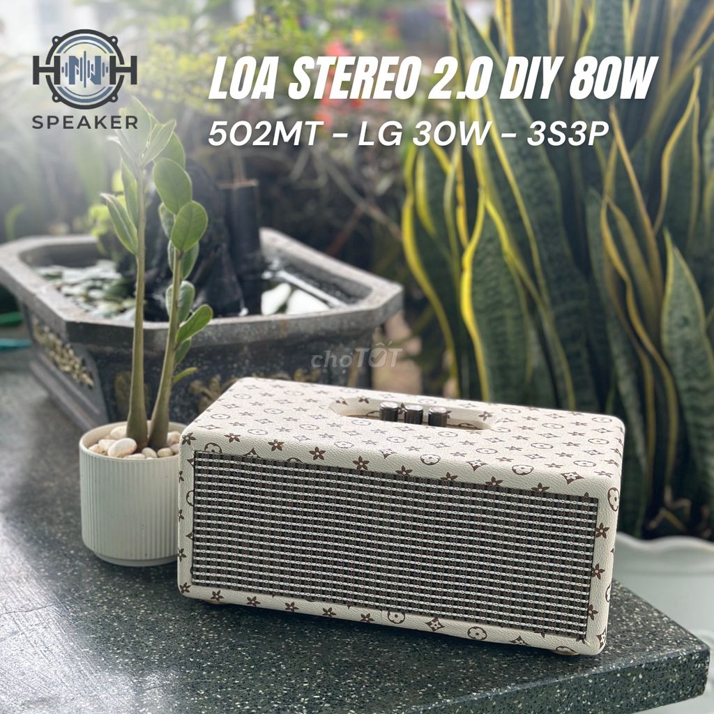 Loa DIY Bluetooth Stereo 2.0 80W Dáng Vuông. Mua bán Tivi, Âm thanh tại Huyện Ea H'leo Đắk Lắk được đăng bởi HNH Speaker hình 1