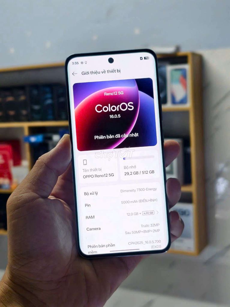 Oppo Reno 12 5G 12GB/512GB Bạc. Mua bán Điện thoại tại Huyện Long Phú Sóc Trăng được đăng bởi Bắp  hình 1