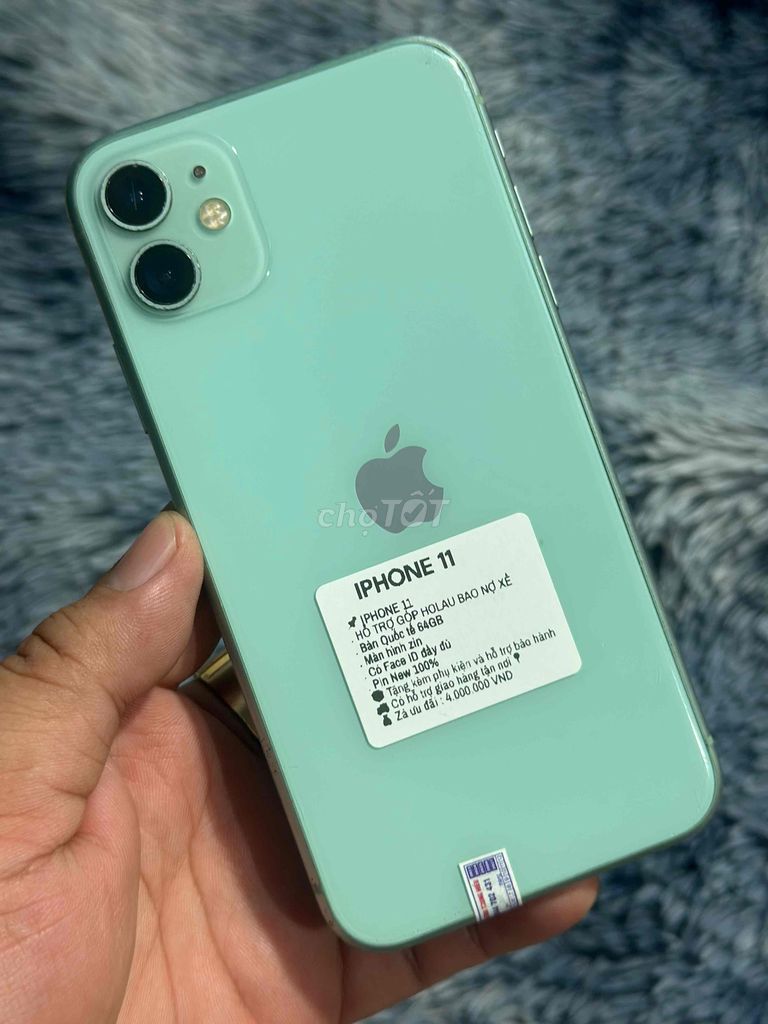 IPHONE 11 64GB full Face ID màn hình zin. Mua bán Điện thoại tại Huyện Trảng Bom Đồng Nai được đăng bởi Hồ Trung Hiếu hình 1