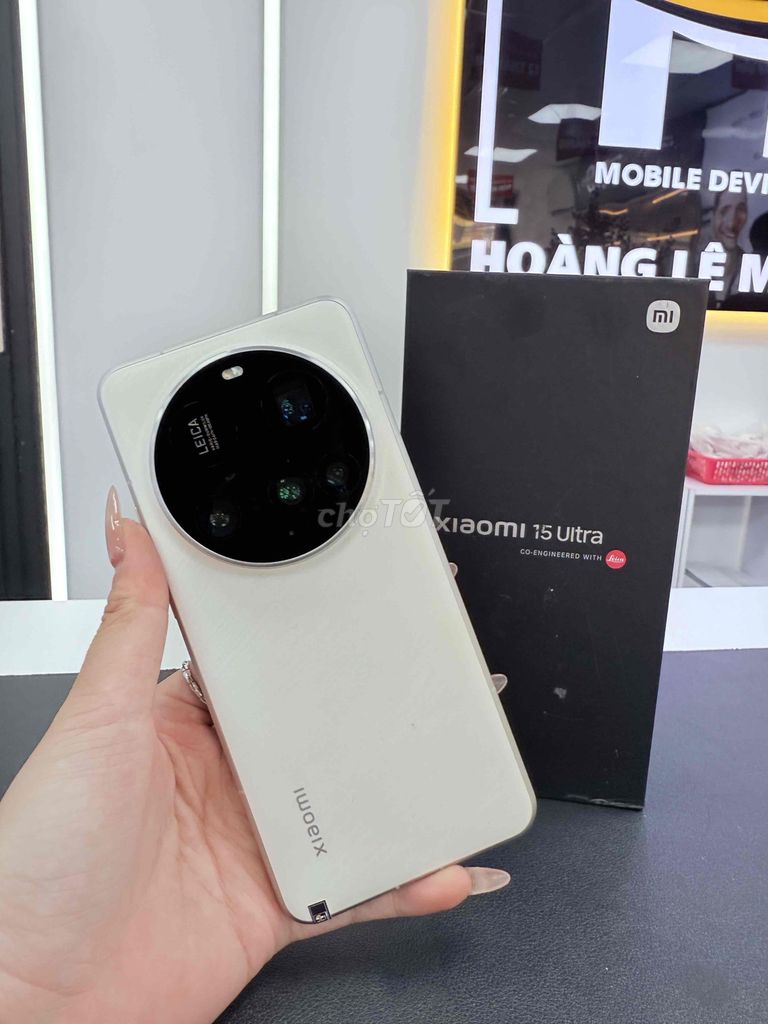 XIAOMI MI 15 ULTRA-BẢN 12/256G-MÀU TRẮNG-Đẹp. Mua bán Điện thoại tại Thành phố Biên Hòa Đồng Nai được đăng bởi Mobile Di Động Biên Hoà hình 1