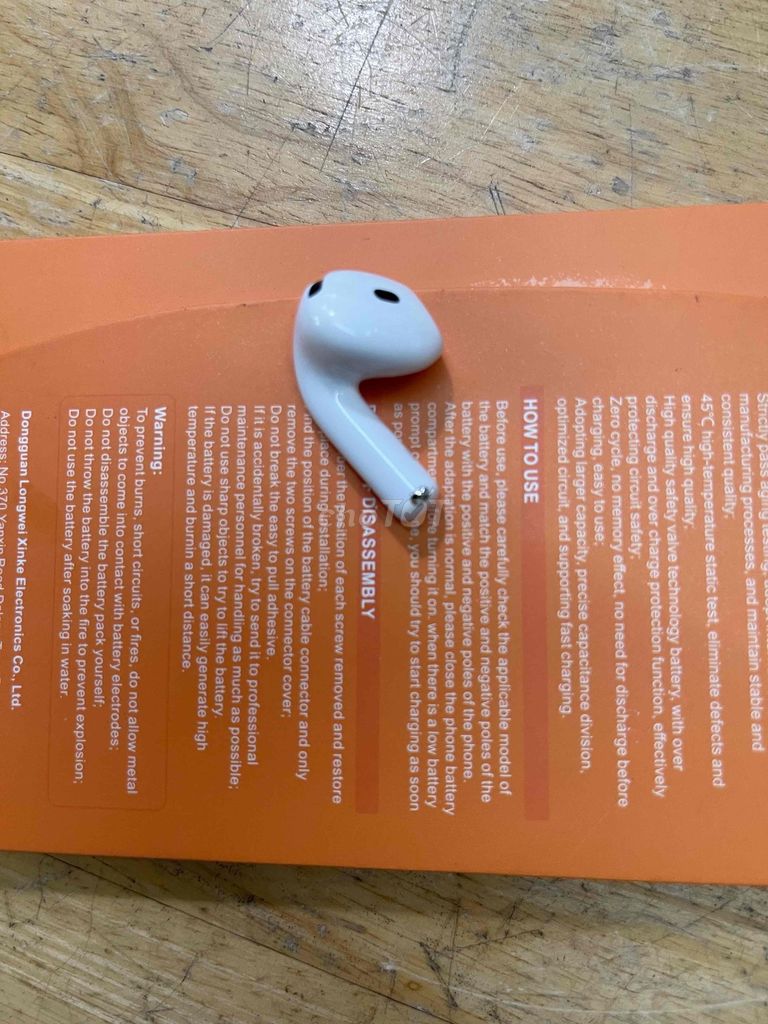 Tai lẻ trái Apple AirPods 4 anc chính hãng. Mua bán Tivi, Âm thanh tại Quận Bình Thạnh Tp Hồ Chí Minh được đăng bởi Đông Mobile hình 1