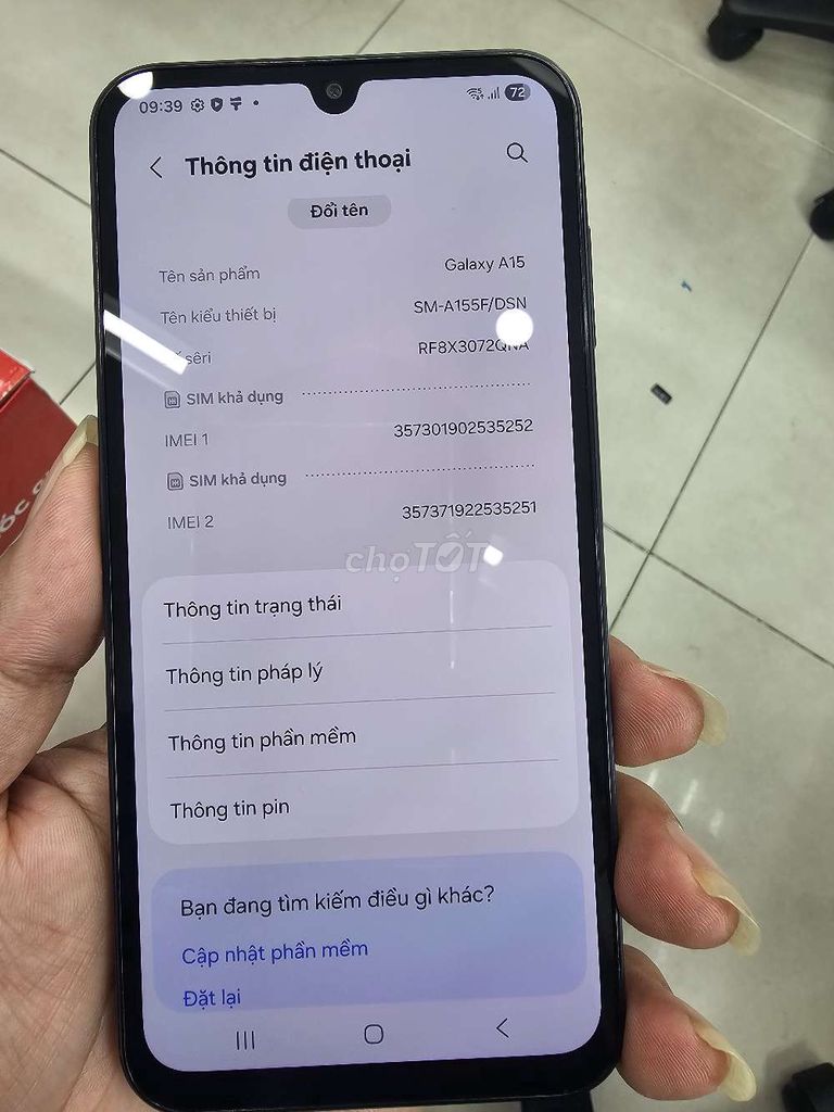 Samsung Galaxy A15 128GB Xanh. Mua bán Điện thoại tại Quận Cẩm Lệ Đà Nẵng được đăng bởi kin hình 1
