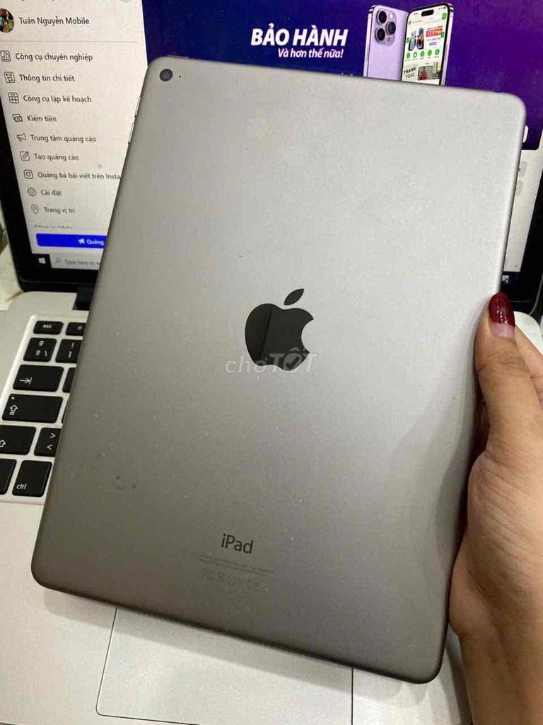 Apple iPad Air 2 Wifi Xám 32GB LL/A. Mua bán Máy tính bảng tại Quận 3 Tp Hồ Chí Minh được đăng bởi Tuấn Nguyễn hình 1