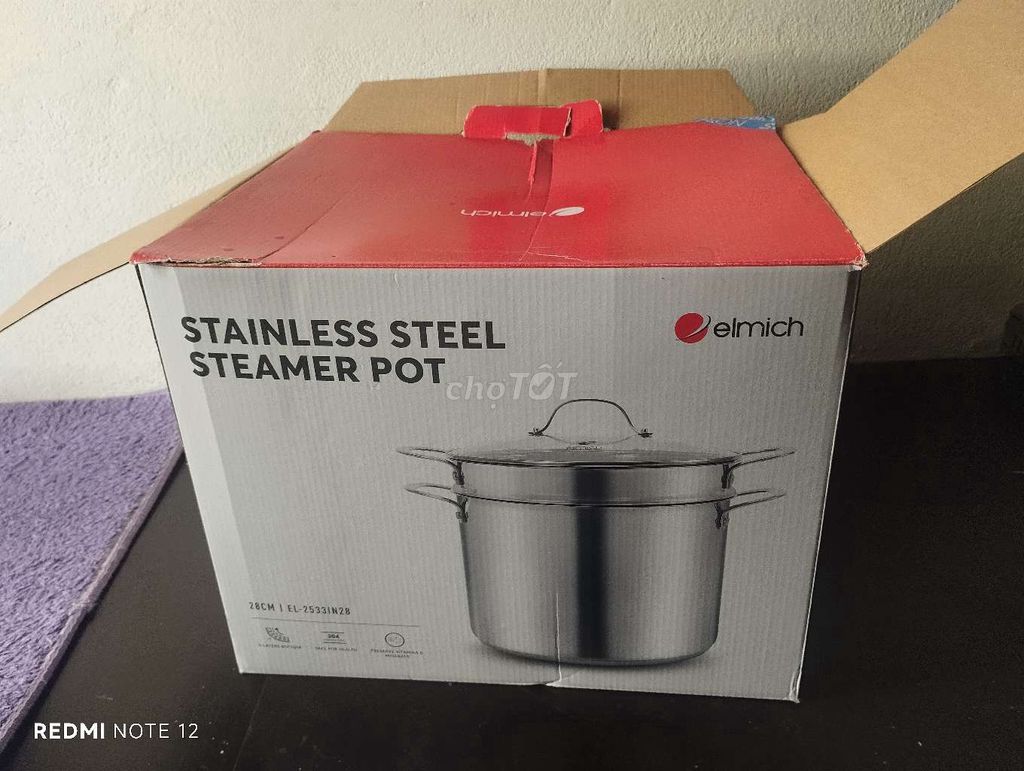 Nồi hấp Elmich EL-2533IN28 Inox 304 28cm 5 lớp. Mua bán Dụng cụ nhà bếp tại Quận Hải An Hải Phòng được đăng bởi Hoài hình 1