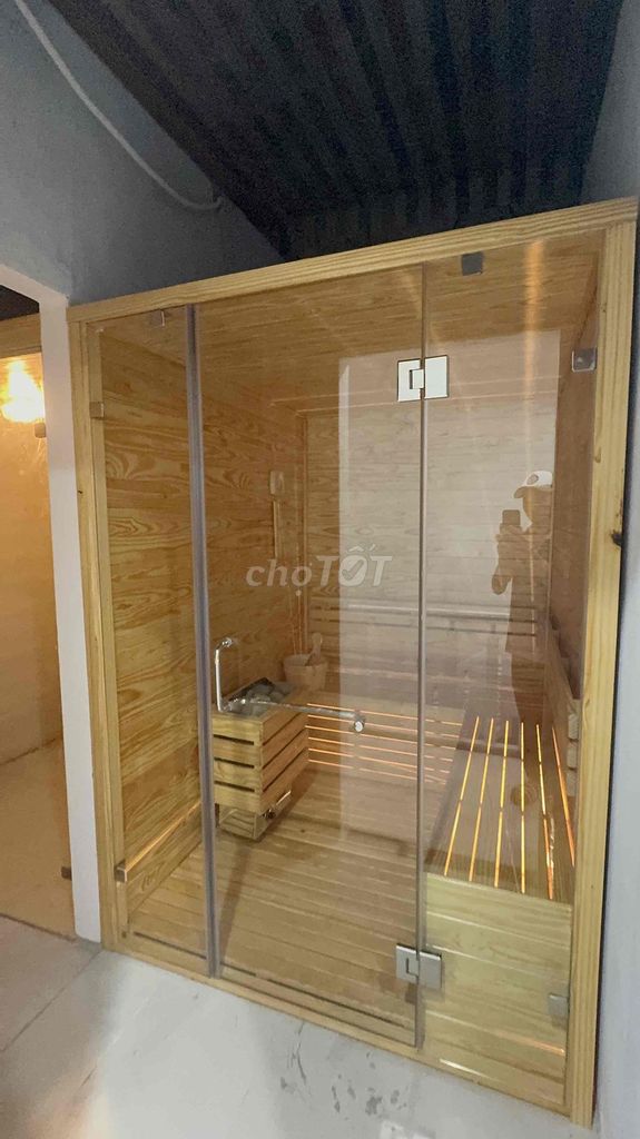 Phòng xông hơi Gỗ Kính Gia đình Spa. Mua bán Thiết bị vệ sinh, nhà tắm tại Thành phố Vũng Tàu Bà Rịa - Vũng Tàu được đăng bởi Hong Linh Tech hình 1