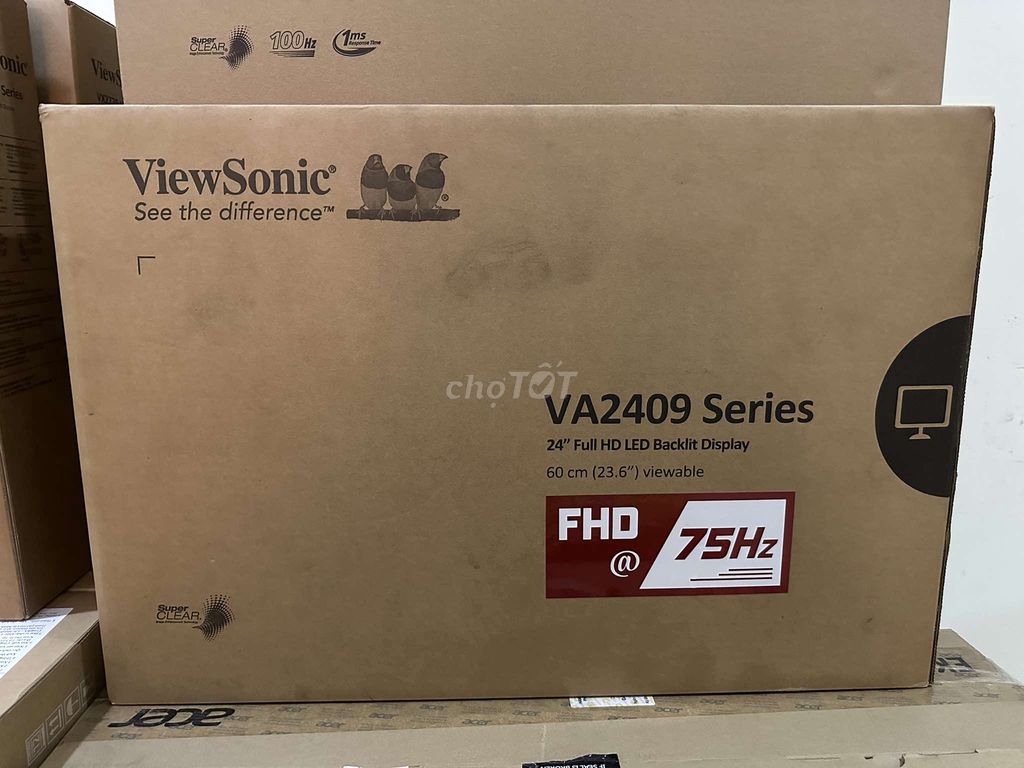 Màn ngon cho AE thiết kế #Viewsonic 75hz có Type C