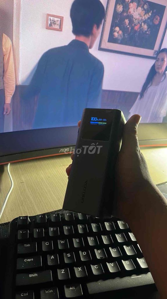 Sạc dự phòng Vention 20000mAh 100W Đen. Mua bán Phụ kiện (Màn hình, Chuột...) tại Huyện Ea Kar Đắk Lắk được đăng bởi Bằng Lương hình 1